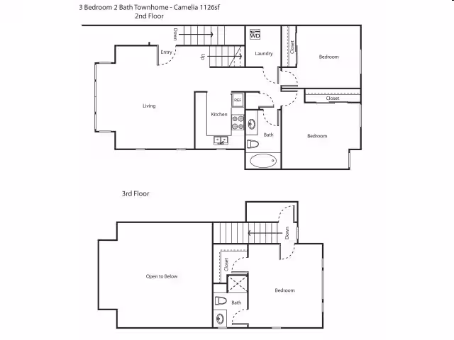 Red Willow Townhouse C242 floor plan